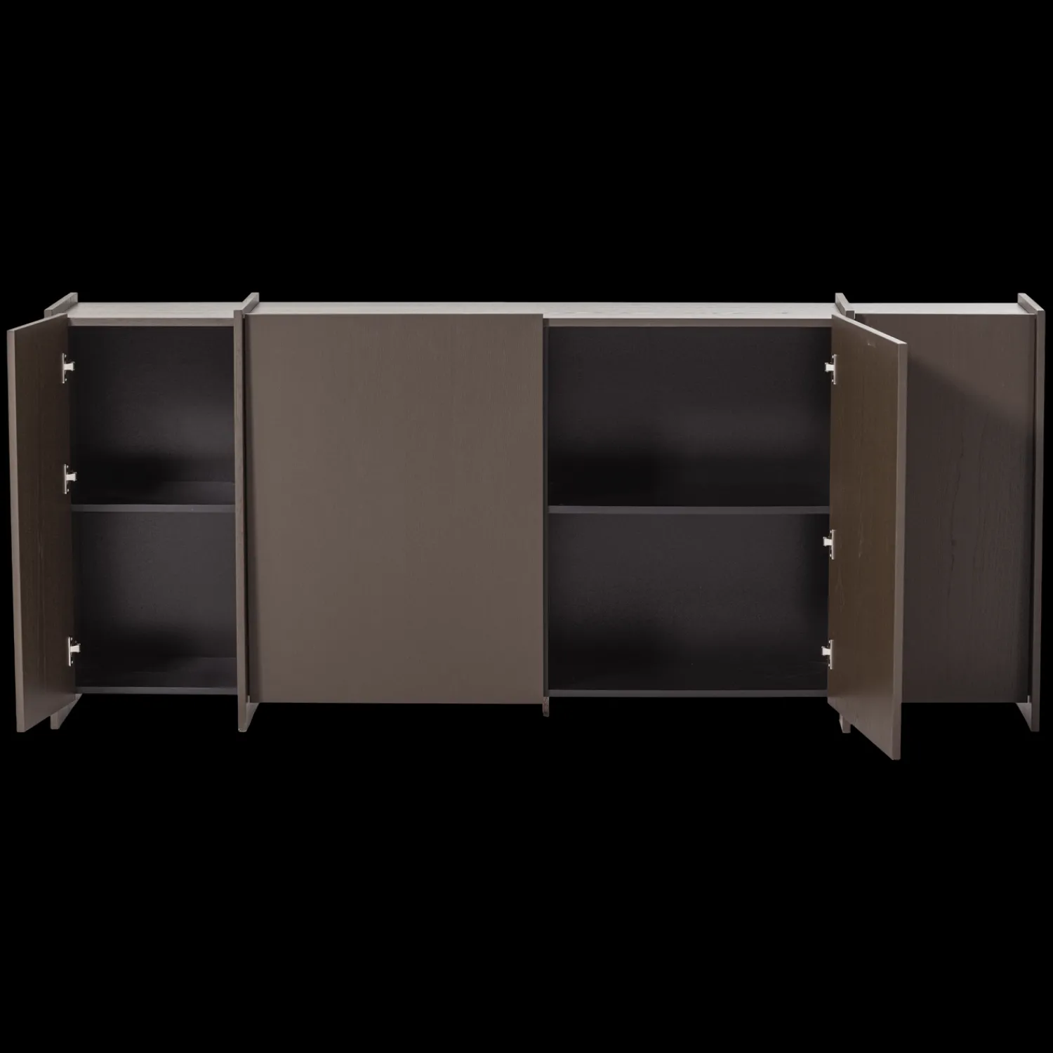 Dressoirs-WOOOD Brock Dressoir Bruin