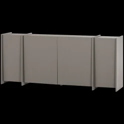 Dressoirs-WOOOD Brock Dressoir Grijs