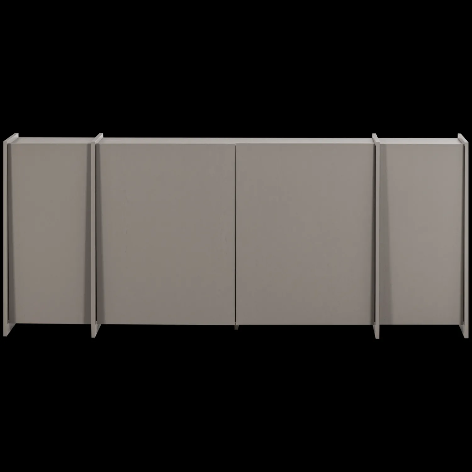 Dressoirs-WOOOD Brock Dressoir Grijs