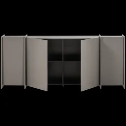 Dressoirs-WOOOD Brock Dressoir Grijs