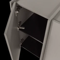 Dressoirs-WOOOD Brock Dressoir Grijs