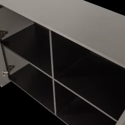 Dressoirs-WOOOD Brock Dressoir Grijs