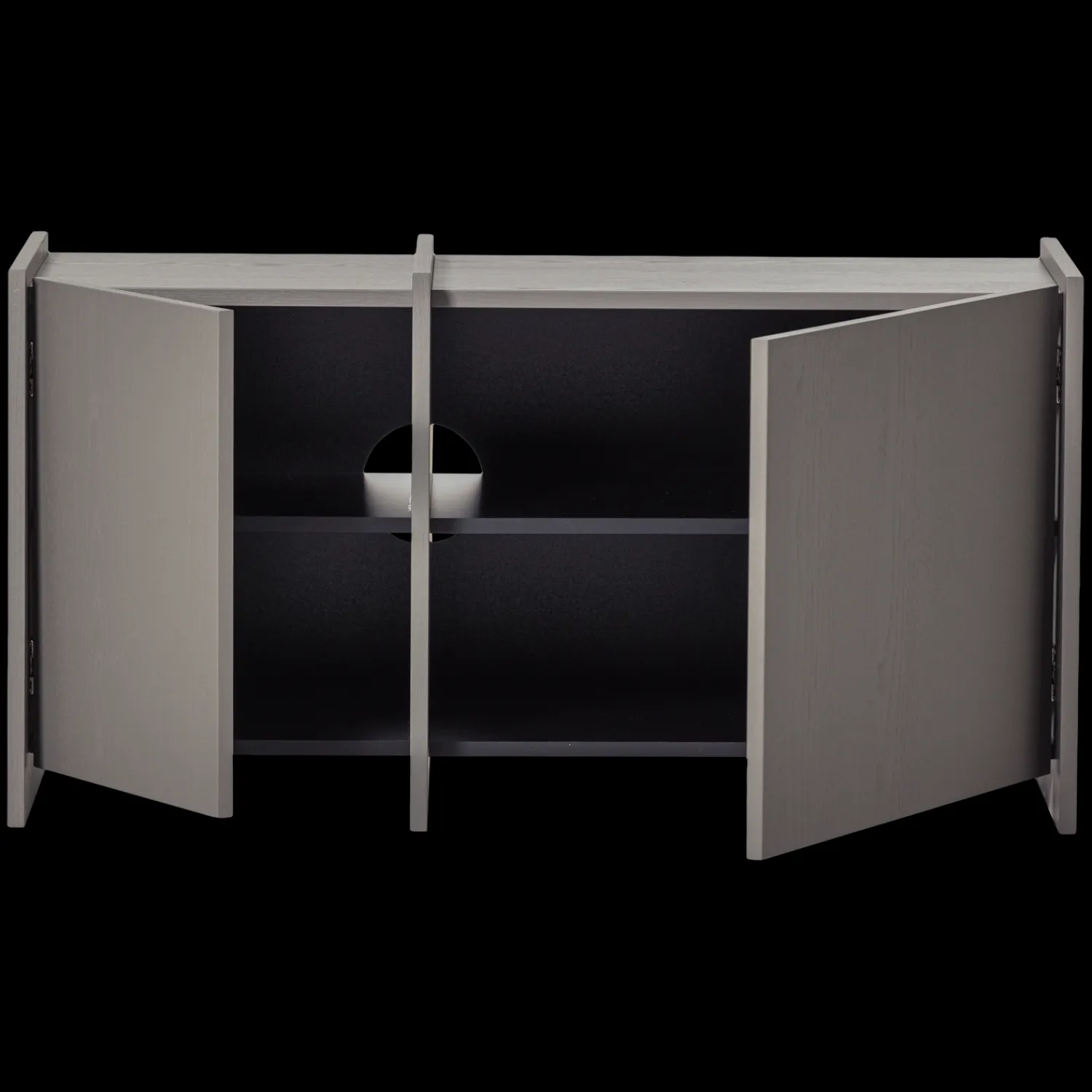 Tv-Meubels-WOOOD Brock Tv-meubel Grijs