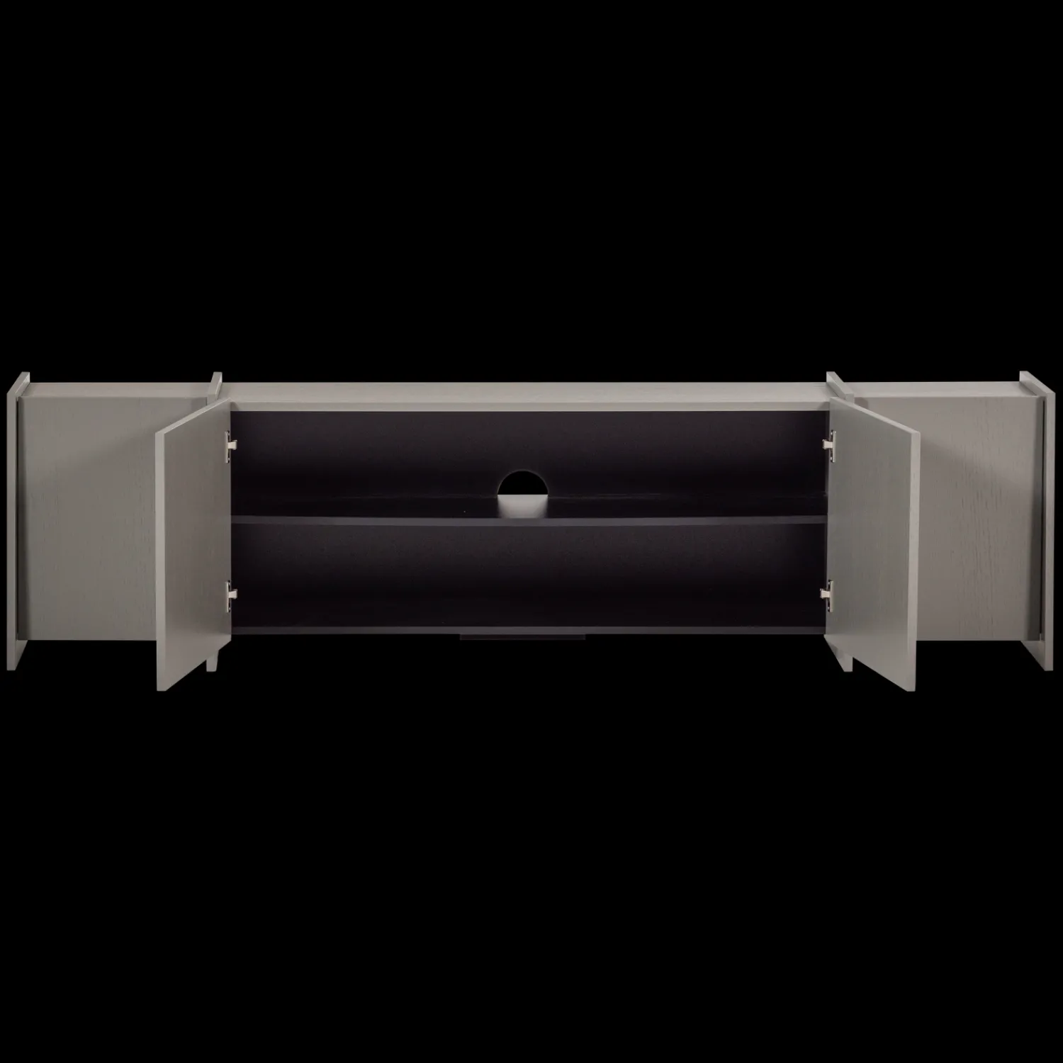 Tv-Meubels-WOOOD Brock Tv-meubel Grijs