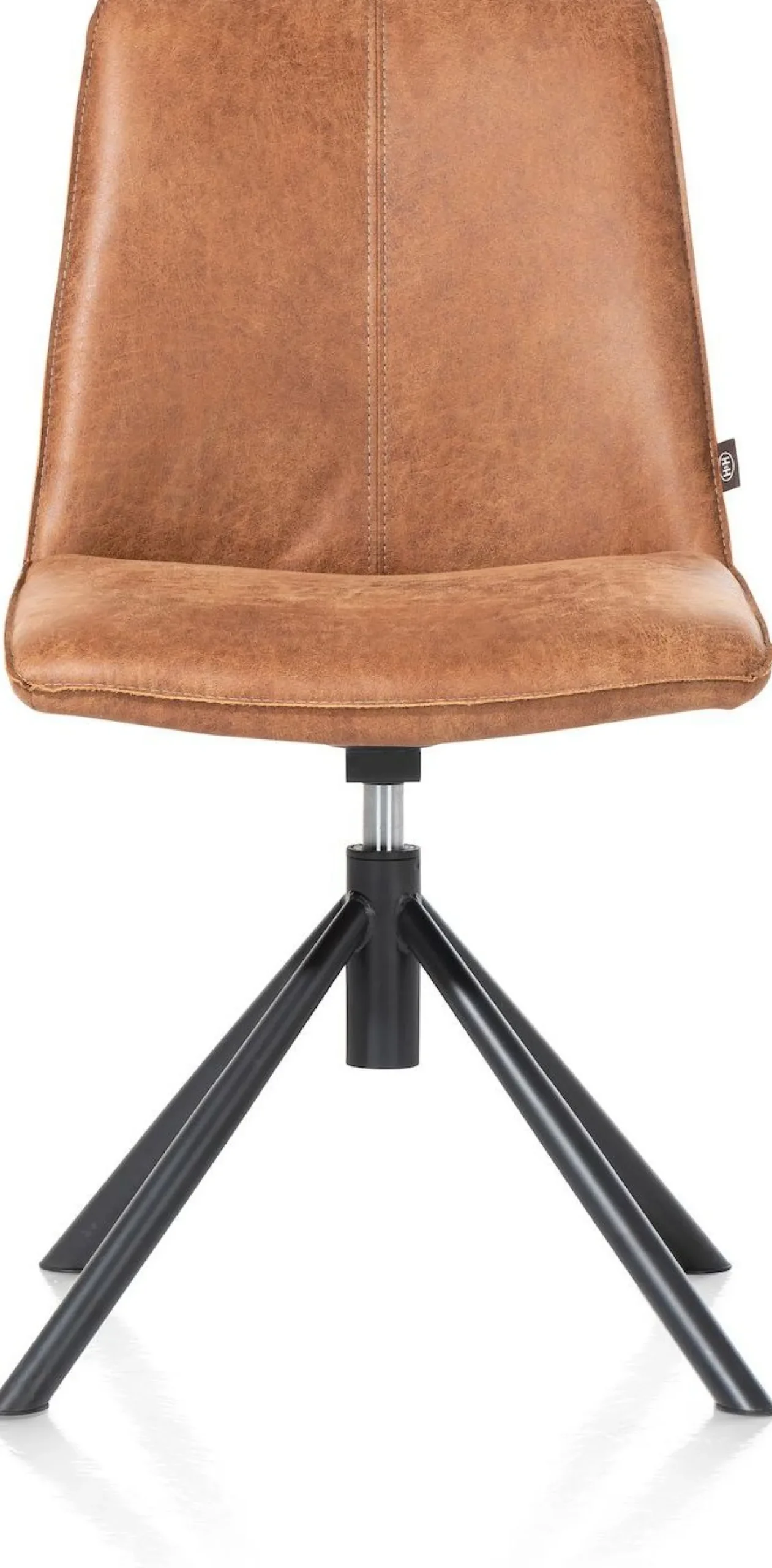 Draaibare Eetkamerstoelen|Eetkamerstoelen Zonder Armleuning-Henders en Hazel Brody Eetkamerstoel Cognac