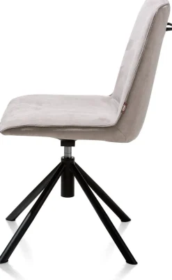 Eetkamerstoelen Zonder Armleuning-Henders en Hazel Brody Eetkamerstoel lichtgrijs