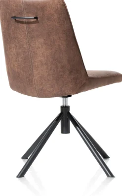 Draaibare Eetkamerstoelen|Eetkamerstoelen Zonder Armleuning-Henders en Hazel Brody Eetkamerstoel Bruin