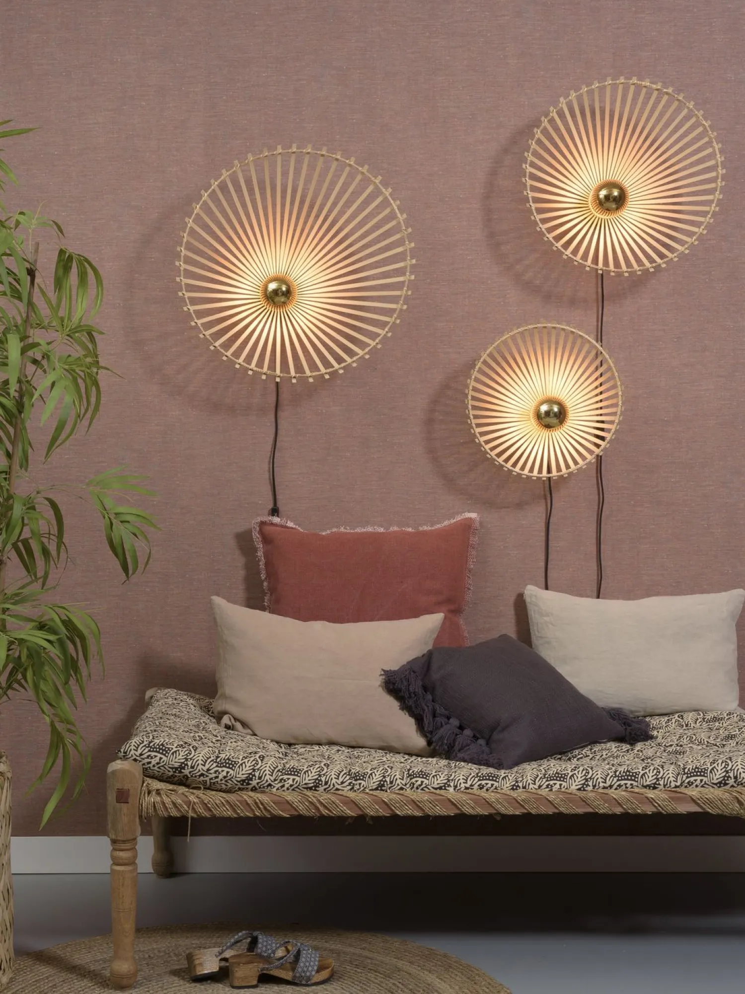 Industriële Wandlampen|Wandlampen-Good&Mojo Bromo Asymmetrical Wandlamp Natural