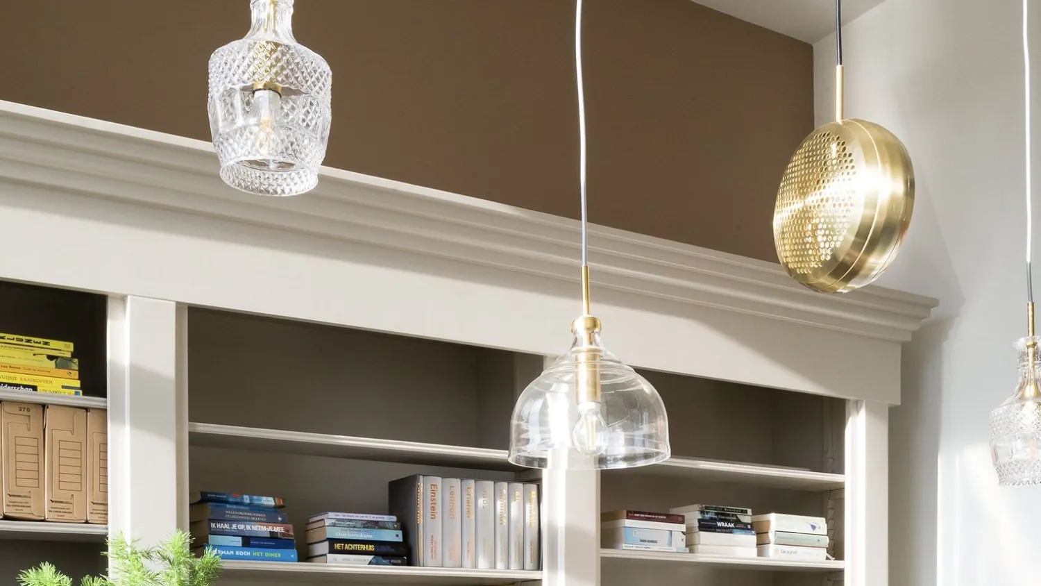 Glazen Hanglampen|Glazen Hanglampen-It's about RoMi Brussels Hanglamp goud