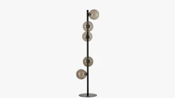 Moderne Vloerlampen|Vloerlampen-Montèl Bubble Vloerlamp Black