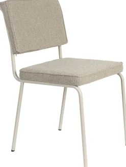 Eetkamerstoelen Zonder Armleuning-Zuiver Buddy (set van 2) Eetkamerstoel Beige