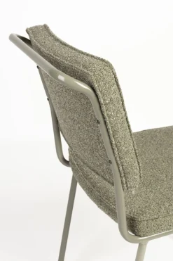 Eetkamerstoelen Zonder Armleuning-Zuiver Buddy (set van 2) Eetkamerstoel Groen