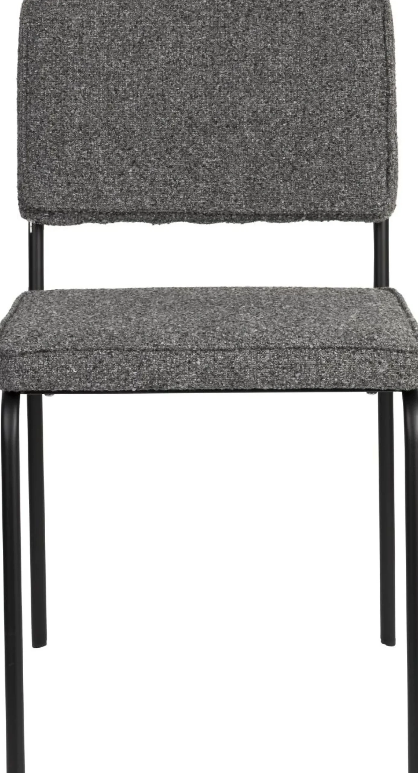 Eetkamerstoelen Zonder Armleuning-Zuiver Buddy (set van 2) Eetkamerstoel Zwart, Antraciet