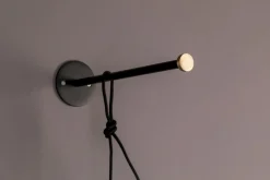 Wandlampen|Wandlampen-Dutchbone Bulan Wandlamp Black, Brass