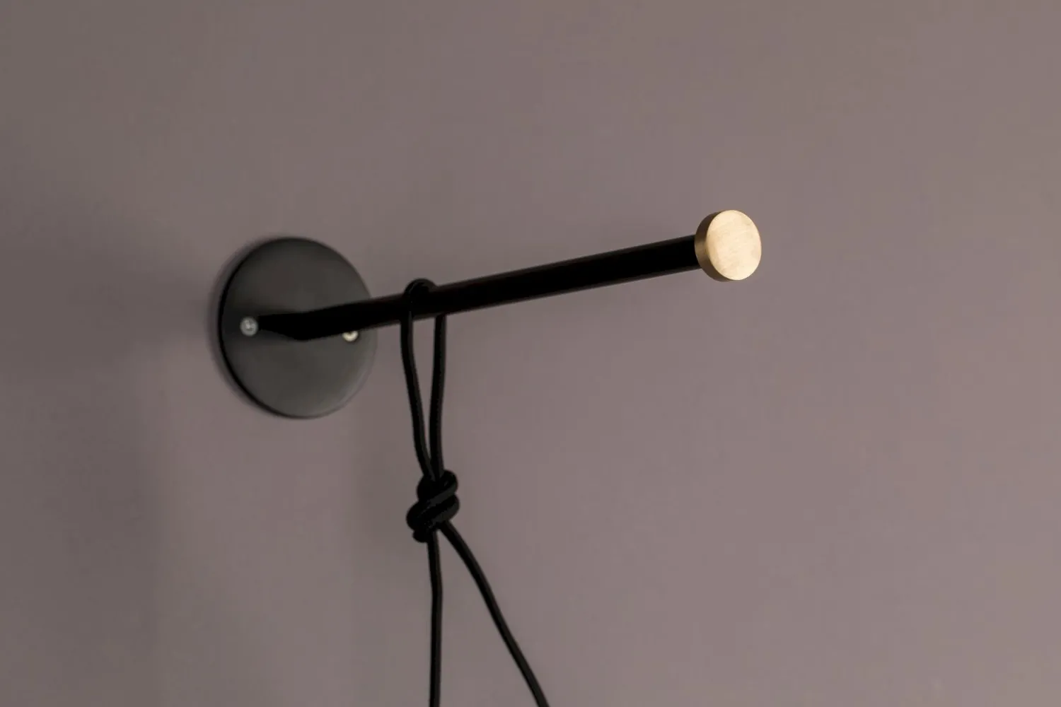 Wandlampen|Wandlampen-Dutchbone Bulan Wandlamp Black, Brass