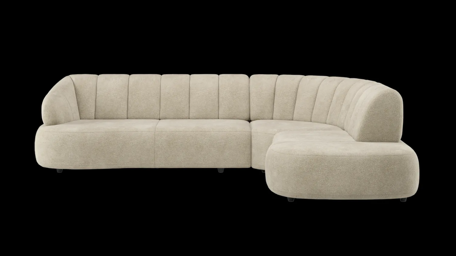 Hoekbanken-Henders en Hazel Burgos Hoekbank Beige