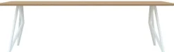 Houten Eettafels|Rechthoekige Eettafels-Studio HENK Butterfly White Eettafel Naturel
