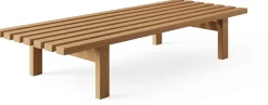 Design Salontafels|Houten Salontafels-Pastoe BZ Lattenbank Naturel
