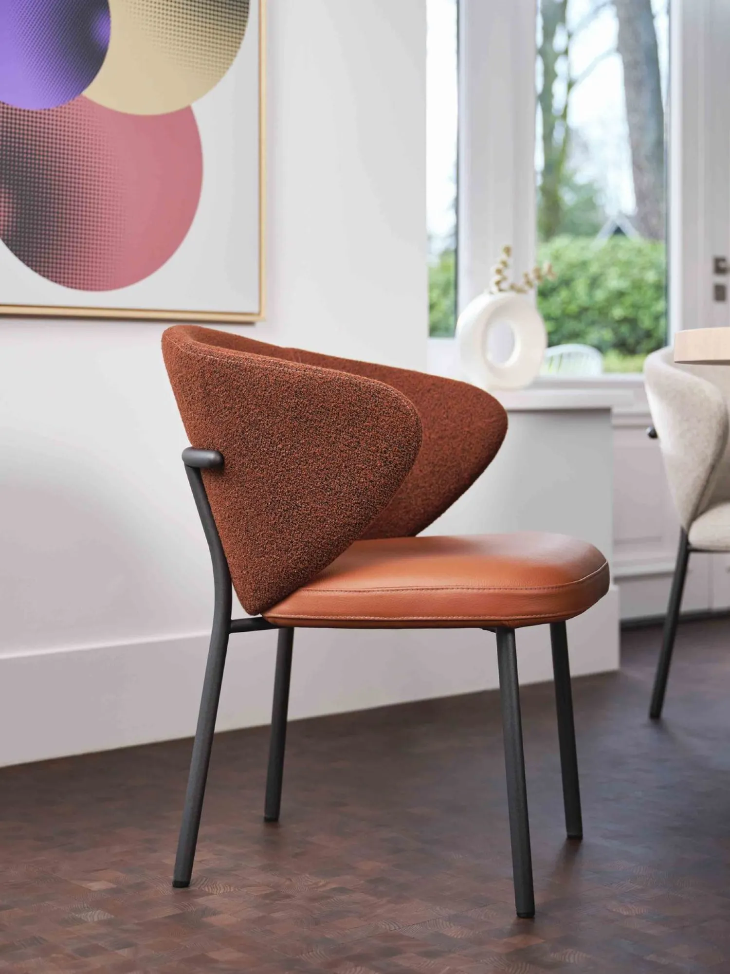 Design Stoelen|Kuipstoelen-Bert Plantagie Calix Four Eetkamerstoel Bronze