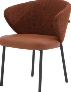 Design Stoelen|Kuipstoelen-Bert Plantagie Calix Four Eetkamerstoel Bronze