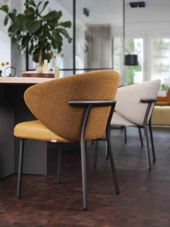 Design Stoelen|Kuipstoelen-Bert Plantagie Calix Four Eetkamerstoel Bronze