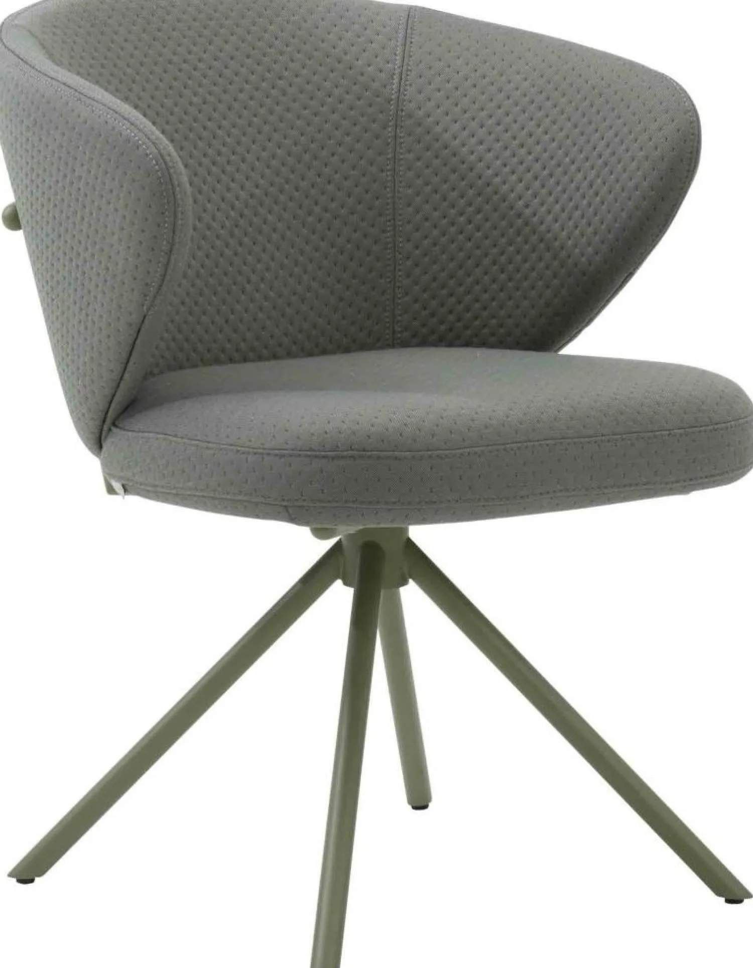 Design Stoelen|Draaibare Eetkamerstoelen-Bert Plantagie Calix Statief Eetkamerstoel Light Grey