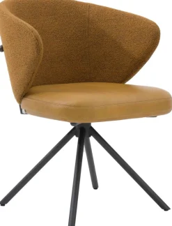 Design Stoelen|Draaibare Eetkamerstoelen-Bert Plantagie Calix Statief Eetkamerstoel Light Grey