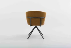 Design Stoelen|Draaibare Eetkamerstoelen-Bert Plantagie Calix Statief Eetkamerstoel Light Grey