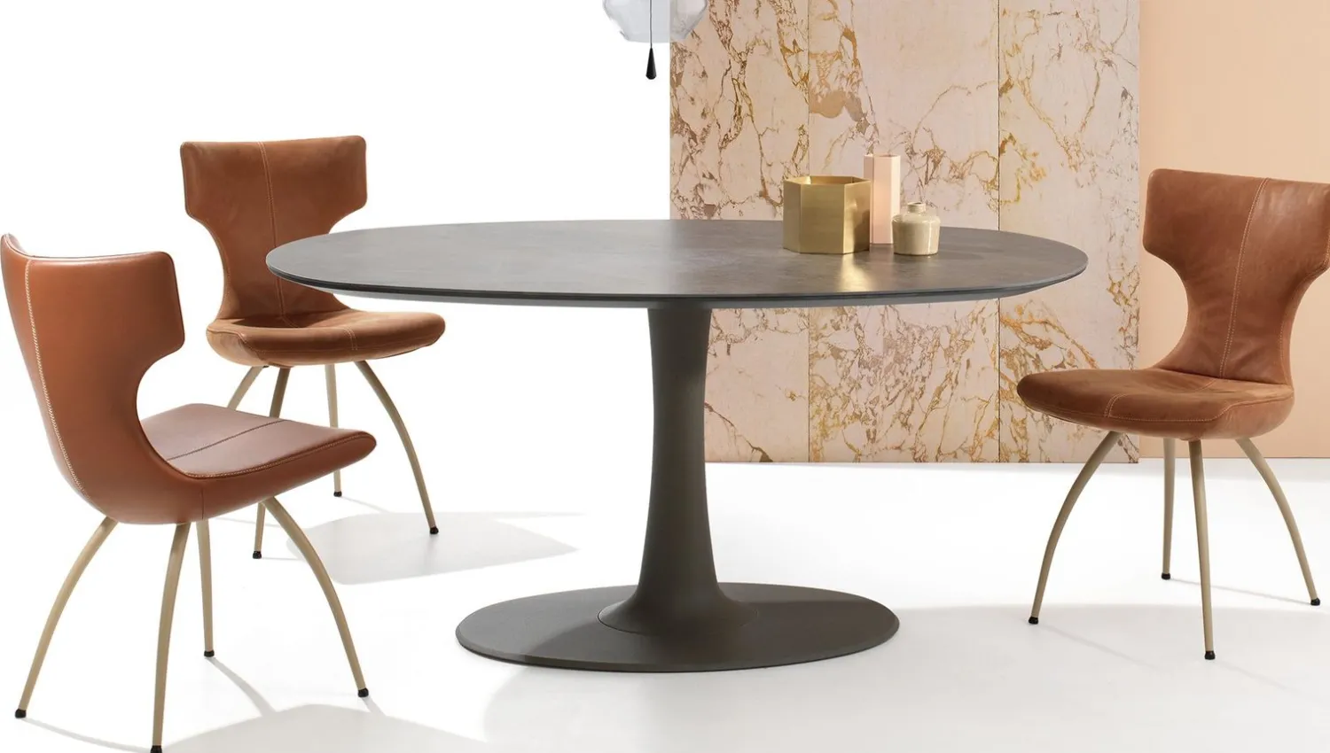 Design Stoelen|Eetkamerstoelen Zonder Armleuning-Leolux Callas Eetkamerstoel