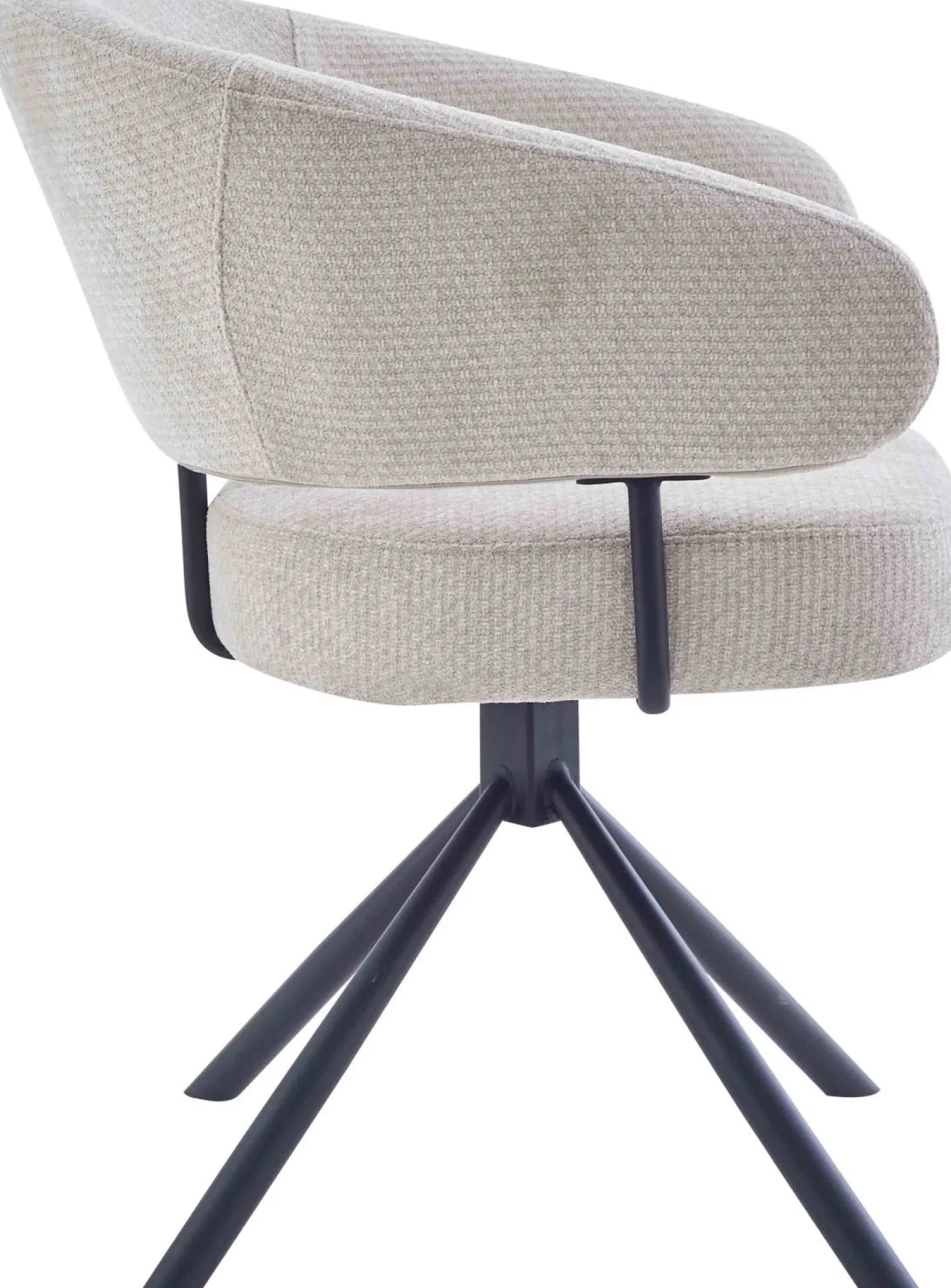 Eetkamerstoelen Met Armleuning-Eijerkamp Collectie Camille Eetkamerstoel Beige