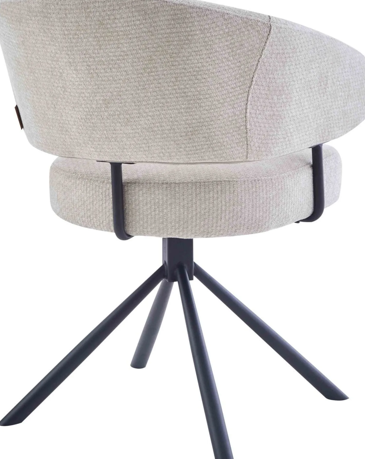 Eetkamerstoelen Met Armleuning-Eijerkamp Collectie Camille Eetkamerstoel Beige