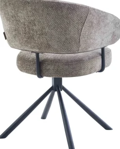 Eetkamerstoelen Met Armleuning-Eijerkamp Collectie Camille Eetkamerstoel Taupe, Grijs