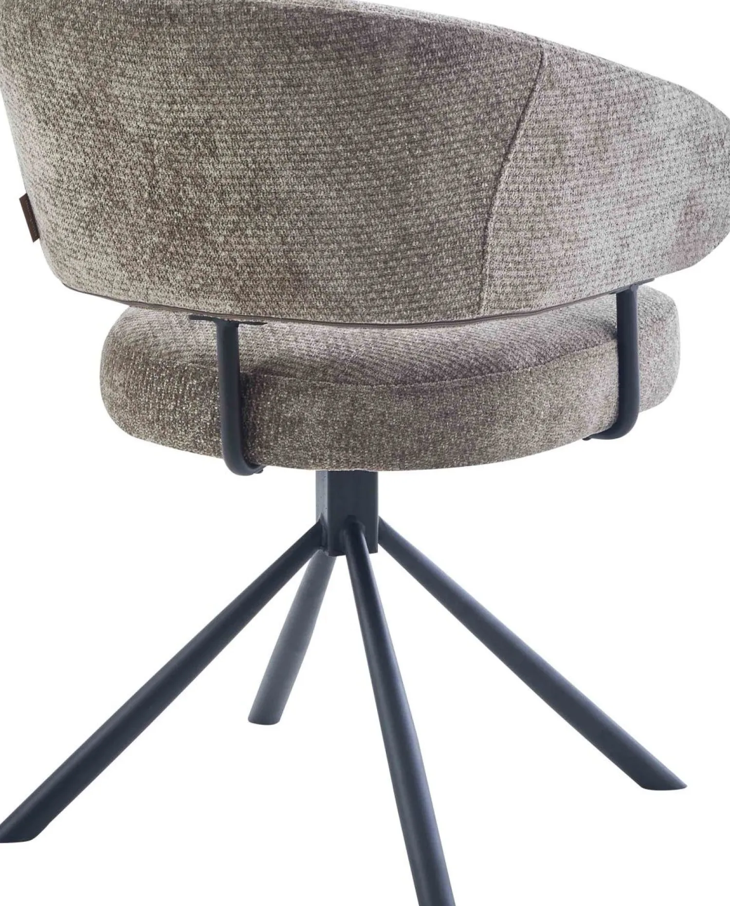 Eetkamerstoelen Met Armleuning-Eijerkamp Collectie Camille Eetkamerstoel Taupe, Grijs