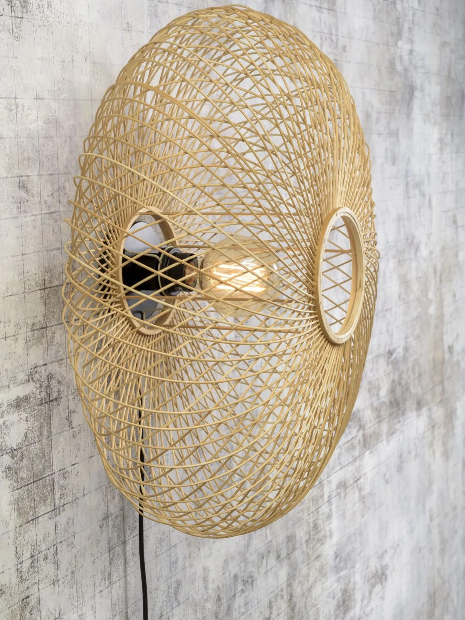 Wandlampen|Wandlampen-Good&Mojo Cango Wandlamp Natural