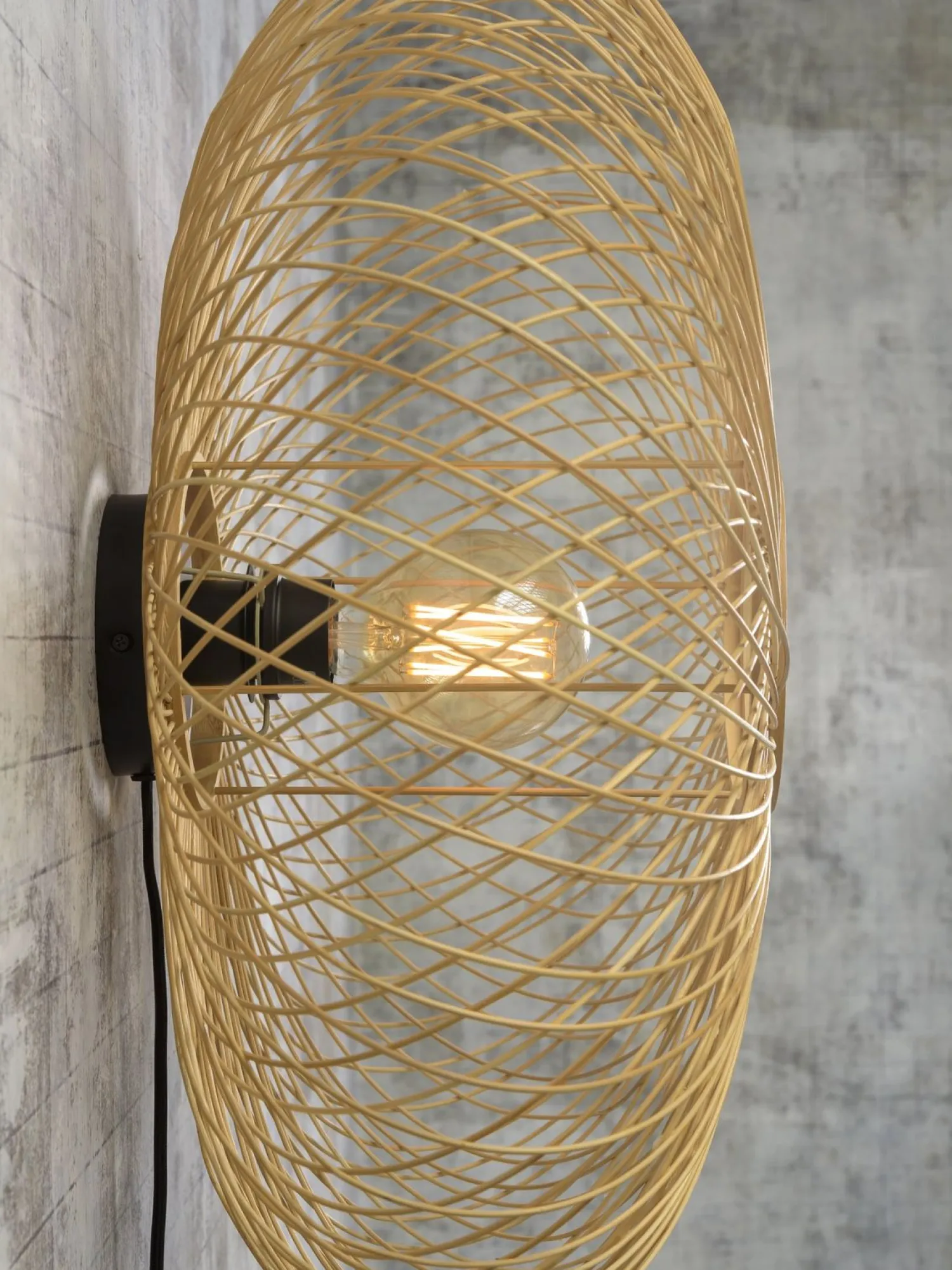 Wandlampen|Wandlampen-Good&Mojo Cango Wandlamp Natural