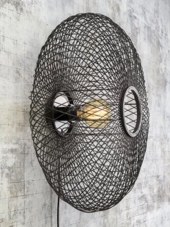 Industriële Wandlampen|Wandlampen-Good&Mojo Cango Wandlamp Black