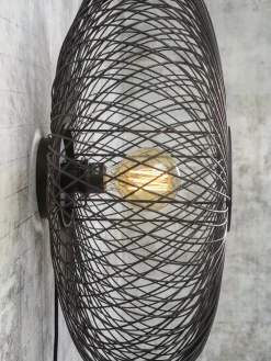 Industriële Wandlampen|Wandlampen-Good&Mojo Cango Wandlamp Black
