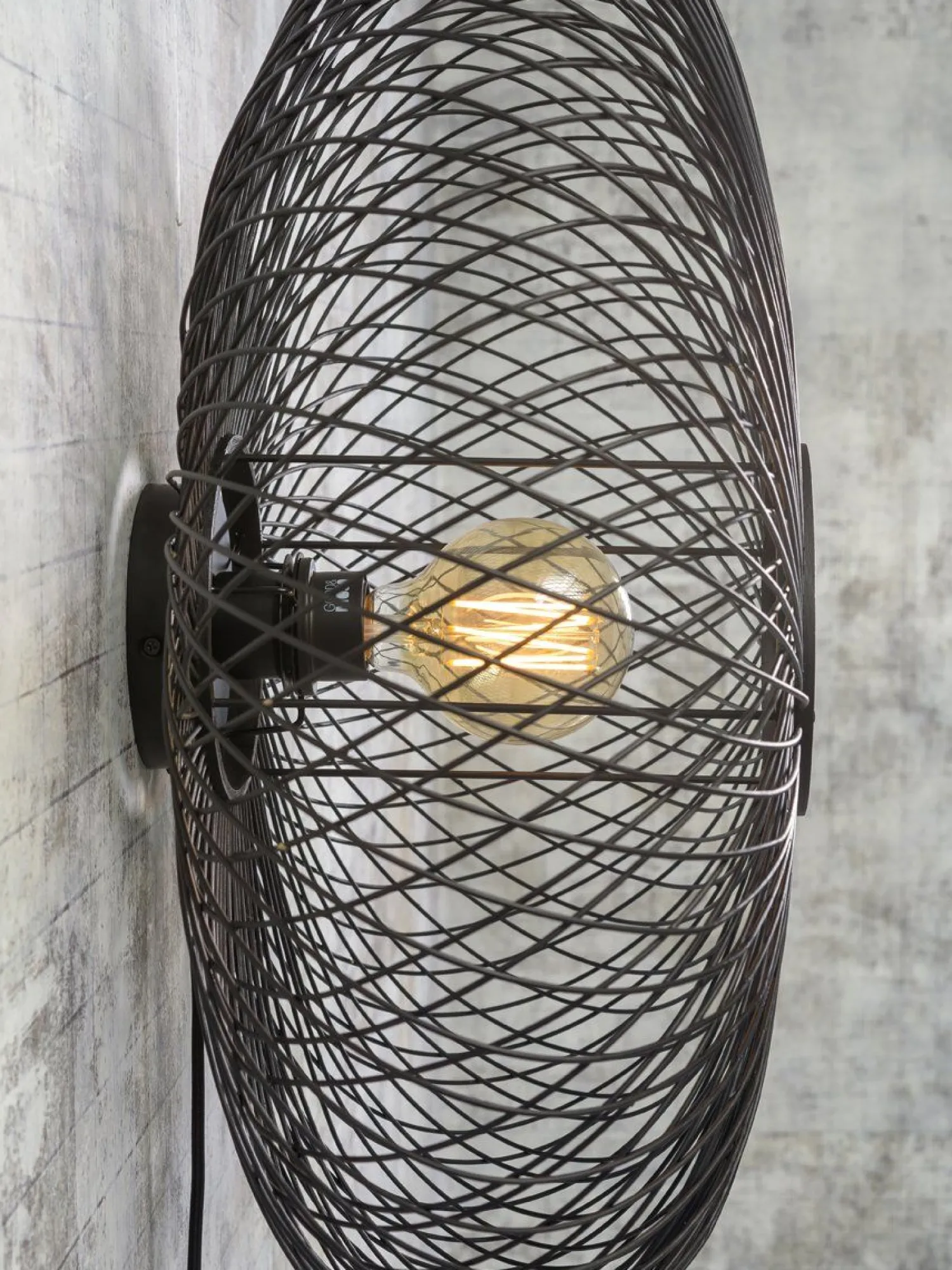 Industriële Wandlampen|Wandlampen-Good&Mojo Cango Wandlamp Black