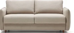 Slaapbanken|Slaapbanken-Kave Home Carlota Slaapbank Beige