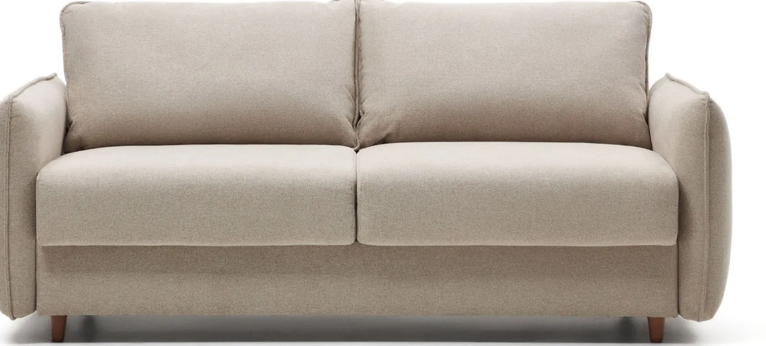 Slaapbanken|Slaapbanken-Kave Home Carlota Slaapbank Beige