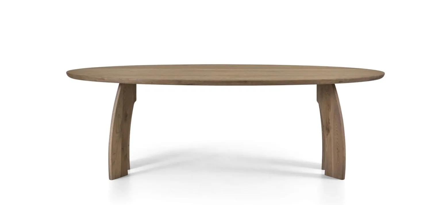 Ovale Eettafels-Montèl Carmo Eettafel Cinnamon
