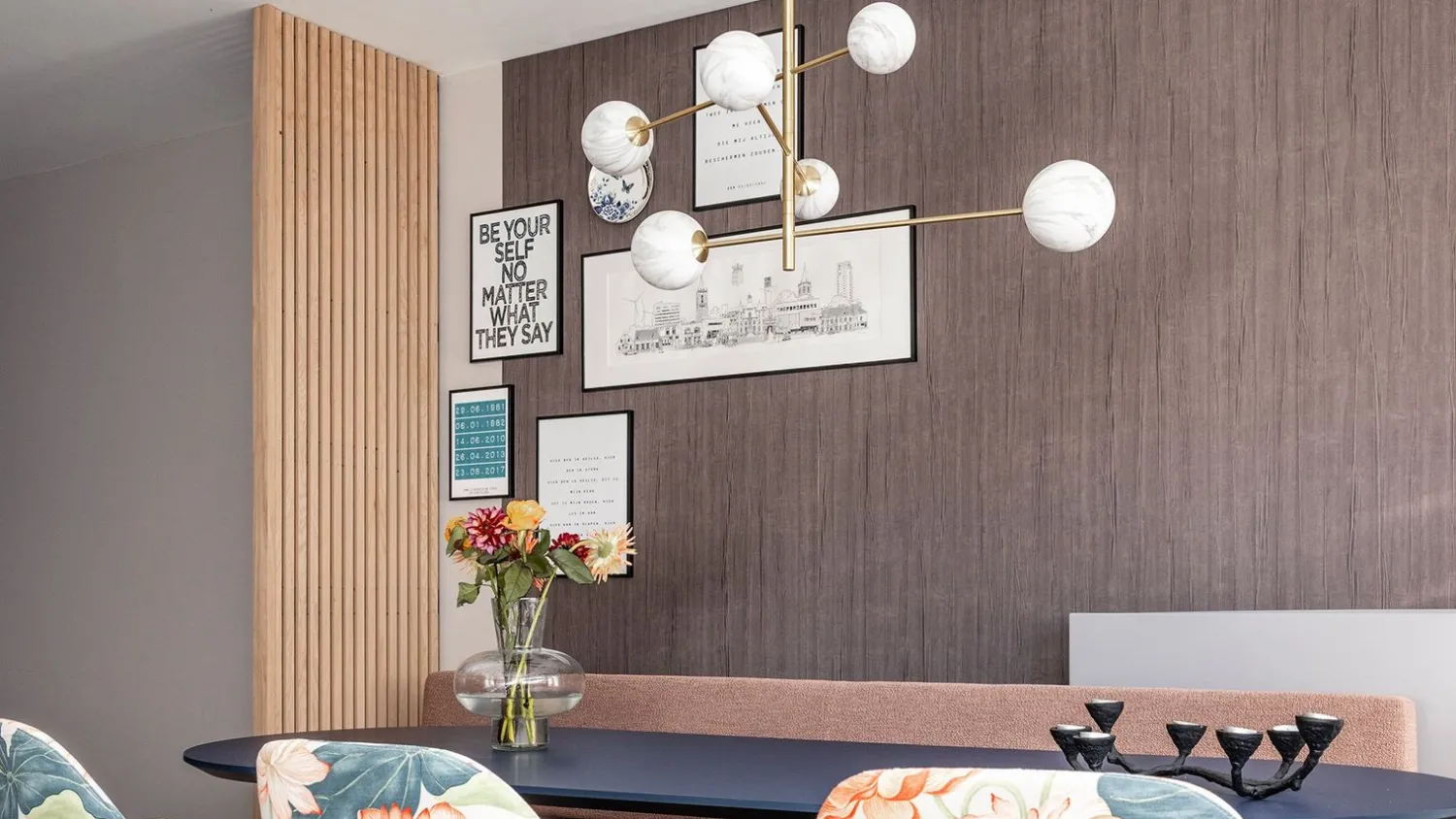 Glazen Hanglampen|Glazen Hanglampen-It's about RoMi Carrara 3-arm Hanglamp White marble, Gold