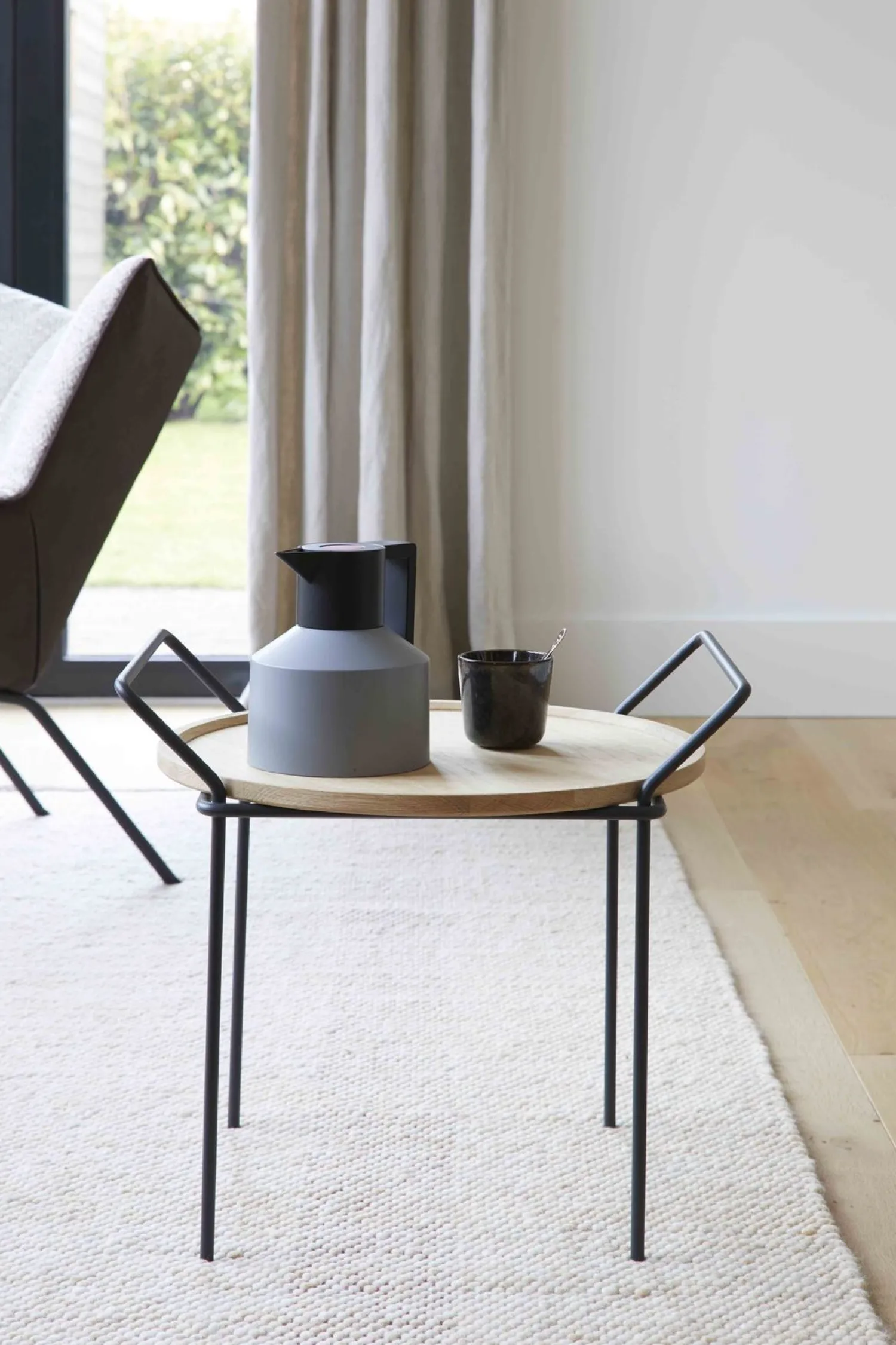 Houten Salontafels-LABEL Vandenberg Carry Salontafel Naturel
