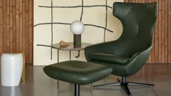 Leren Fauteuils|Design Fauteuils-Leolux Caruzzo Fauteuil Bruin