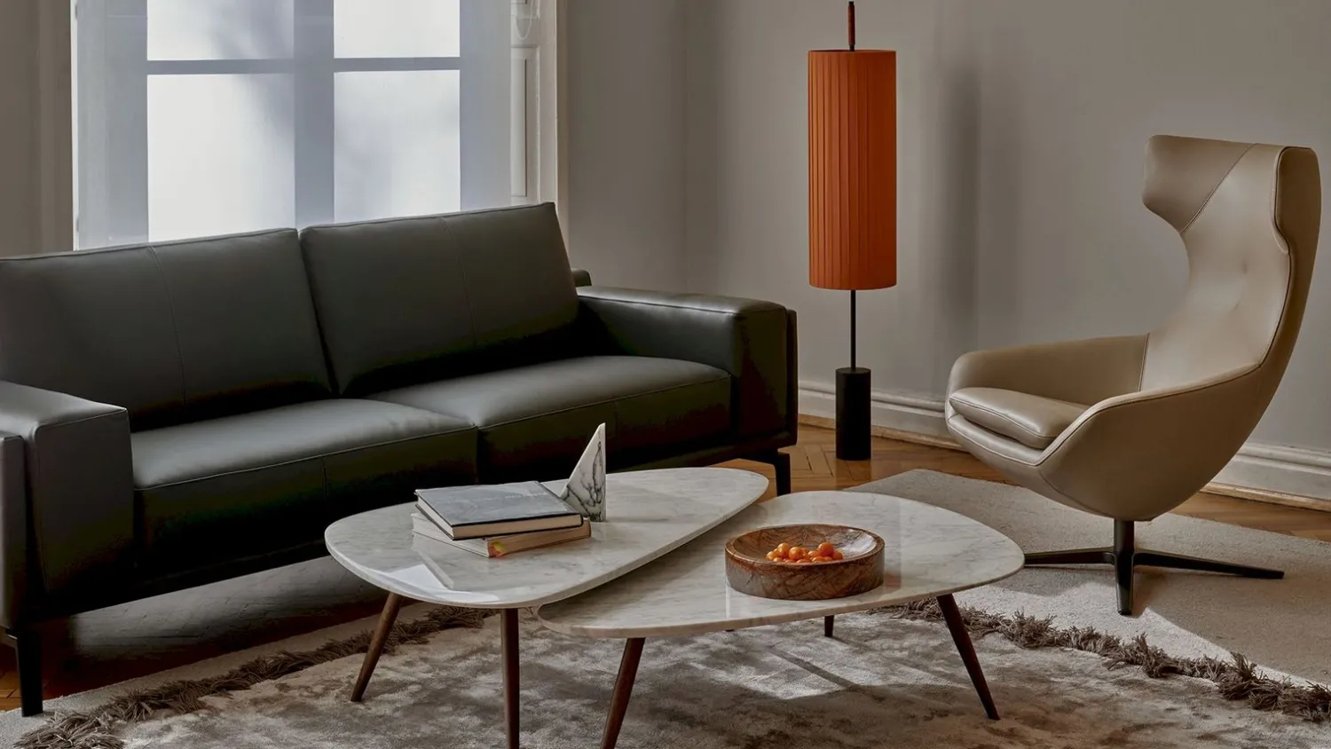 Design Fauteuils|Draaifauteuils-Leolux Caruzzo Plus Fauteuil Grijs