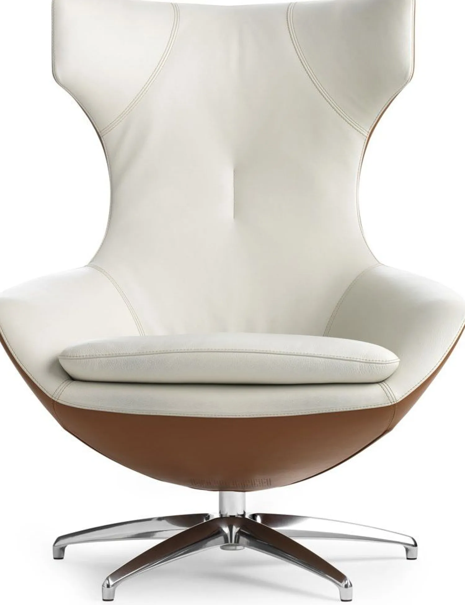 Design Fauteuils|Draaifauteuils-Leolux Caruzzo Plus Fauteuil Grijs