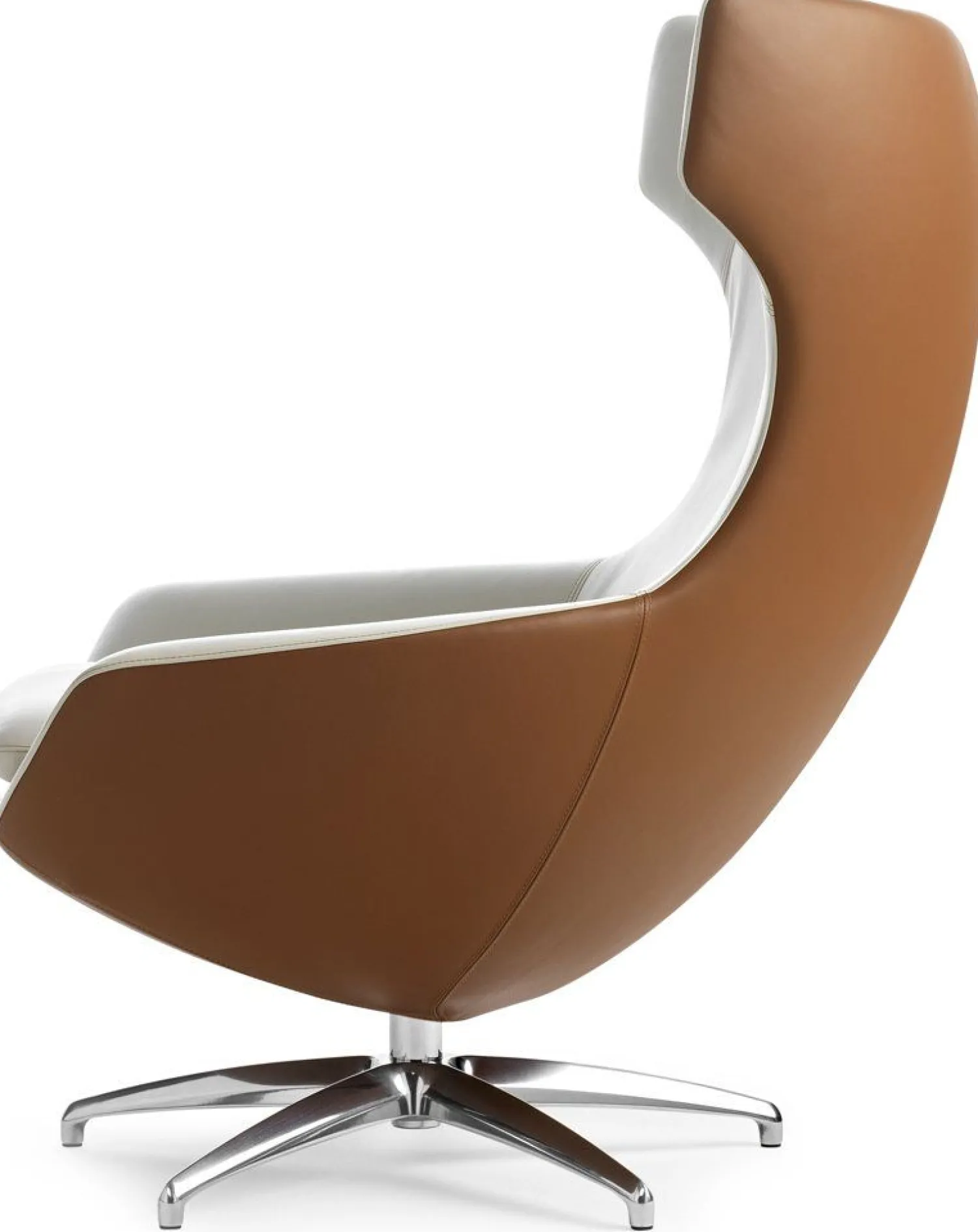 Design Fauteuils|Draaifauteuils-Leolux Caruzzo Plus Fauteuil Grijs