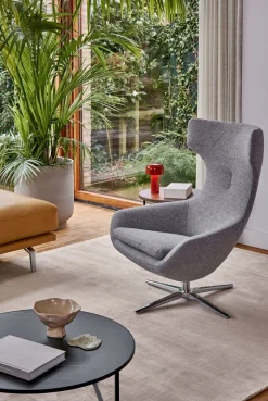 Design Fauteuils|Draaifauteuils-Leolux Caruzzo Plus Fauteuil Grijs