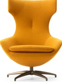 Design Fauteuils|Draaifauteuils-Leolux Caruzzo Plus Fauteuil Grijs