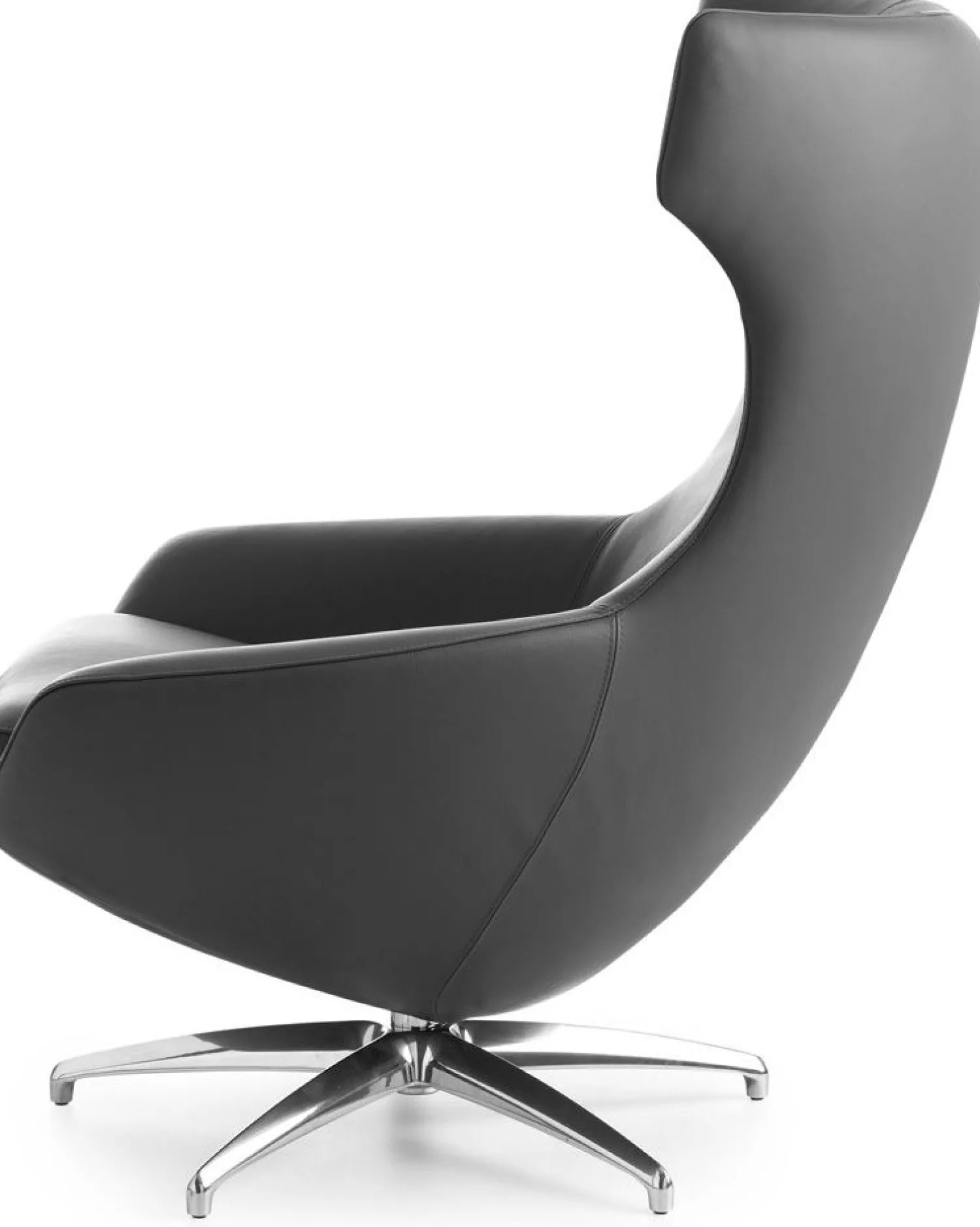 Design Fauteuils|Draaifauteuils-Leolux Caruzzo Plus Fauteuil Grijs